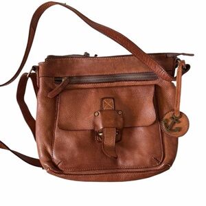 HARBOUR 2nd Cognac Brown Leather Crossbody Bag